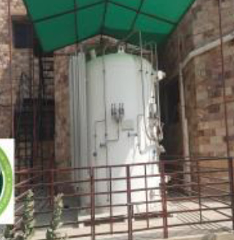 Installation of Liquid Nitrogen Gas Bouzer